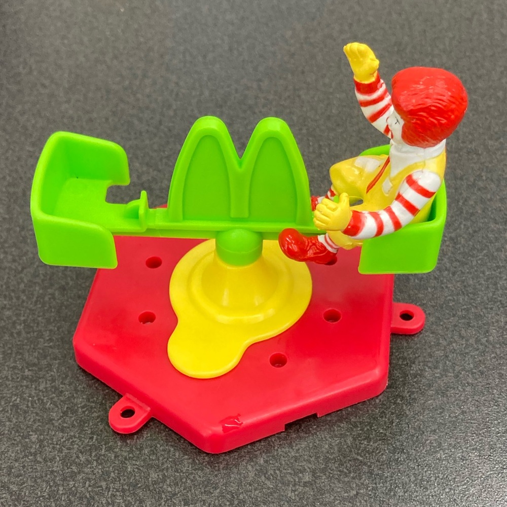 1990 McDonald's Carnival Ronald on Carousel Happy Meal Toy